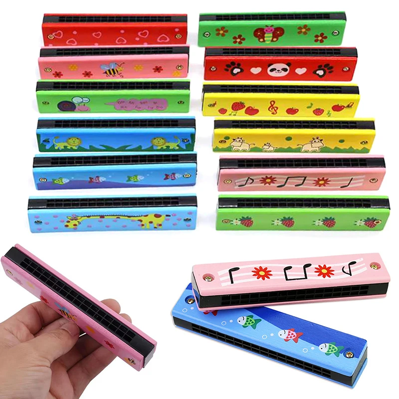 Random Mixed Style Colorful 1/3/5PCS Wooden Harmonica 16-Hole Cute Cartoon Pattern Woodwind Music Instrument Teach Accessory ZYF
Random Mixed Style Colorful 1/3/5PCS Wooden Harmonica 16-Hole Cute Cartoon Pattern Woodwind Music Instrument Teach Accessory ZYF
