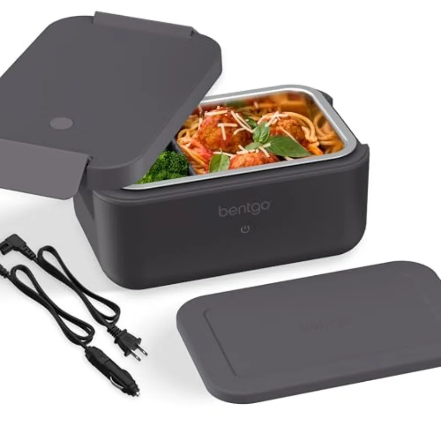 Heat - Electric Lunch Box - Portable Food Warmer for Adults Heated Lunch Box for Work Travel School and On the Go Plug Into Wal
Heat - Electric Lunch Box - Portable Food Warmer for Adults Heated Lunch Box for Work Travel School and On the Go Plug Into Wal
