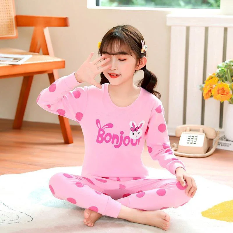 Kids Sleepwear Baby Girl Autumn Winter Cotton Boys Pajamas Set Children Pyjamas Kids Nightwear 2-13Y Teenager Homewear Clothes
Kids Sleepwear Baby Girl Autumn Winter Cotton Boys Pajamas Set Children Pyjamas Kids Nightwear 2-13Y Teenager Homewear Clothes