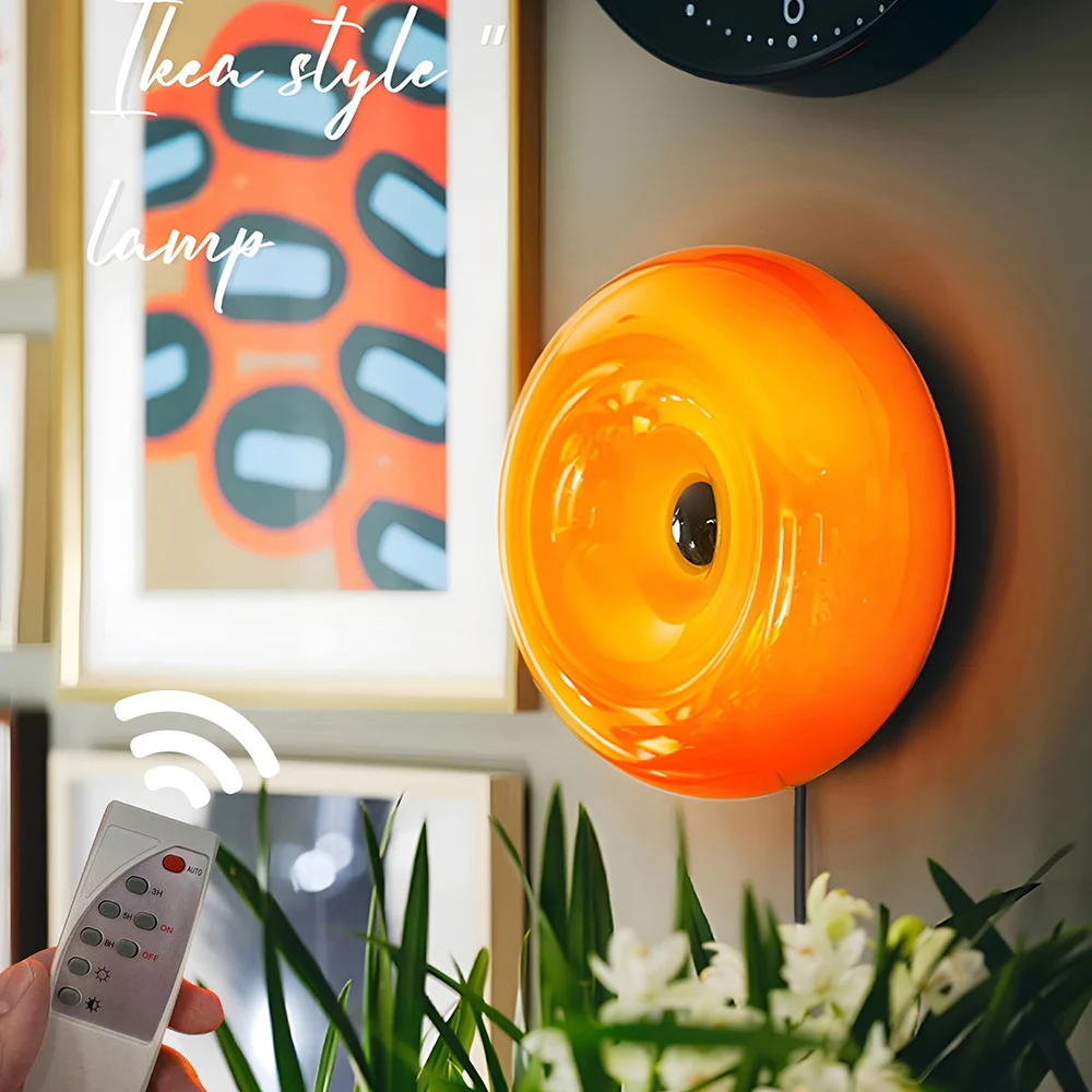 Remote Control Switch Table Light Donut Glass Wall Lamp RGB Dimmable Ambient Sconce LED Donut Table light Indoor Lighting
Remote Control Switch Table Light Donut Glass Wall Lamp RGB Dimmable Ambient Sconce LED Donut Table light Indoor Lighting