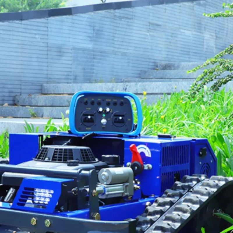 Customized all-terrain applicable, intelligent remote control lawn mower with CE certification, crawler lawn mower
Customized all-terrain applicable, intelligent remote control lawn mower with CE certification, crawler lawn mower