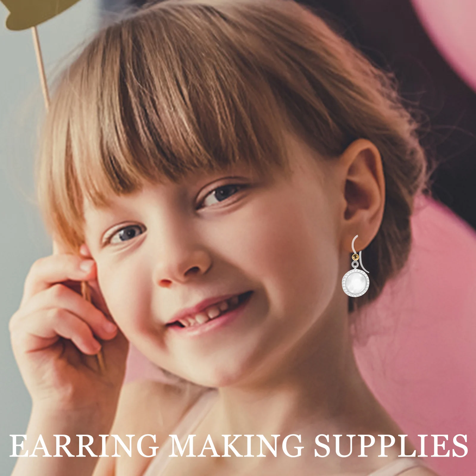 50pcs Hooks Diy Parts Earbob Jewelry Making Accessories Brass Handmade Earring Supplies Dangle Earring Making Kit Smooth Surface
50pcs Hooks Diy Parts Earbob Jewelry Making Accessories Brass Handmade Earring Supplies Dangle Earring Making Kit Smooth Surface