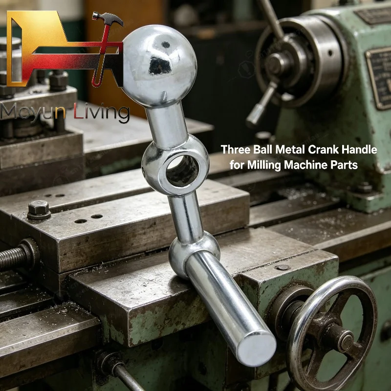 1PC Milling machine three ball single handle Three Ball Metal Crank Handle for Milling Machine Parts/Handle replacement part
1PC Milling machine three ball single handle Three Ball Metal Crank Handle for Milling Machine Parts/Handle replacement part