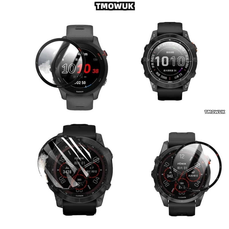 For Garmin Fenix 6 7 8 7X 6X 7S 47mm 51mm - Full Cover Soft 3D Curved Anti-Scratch Screen Protector - PMMA
For Garmin Fenix 6 7 8 7X 6X 7S 47mm 51mm - Full Cover Soft 3D Curved Anti-Scratch Screen Protector - PMMA
