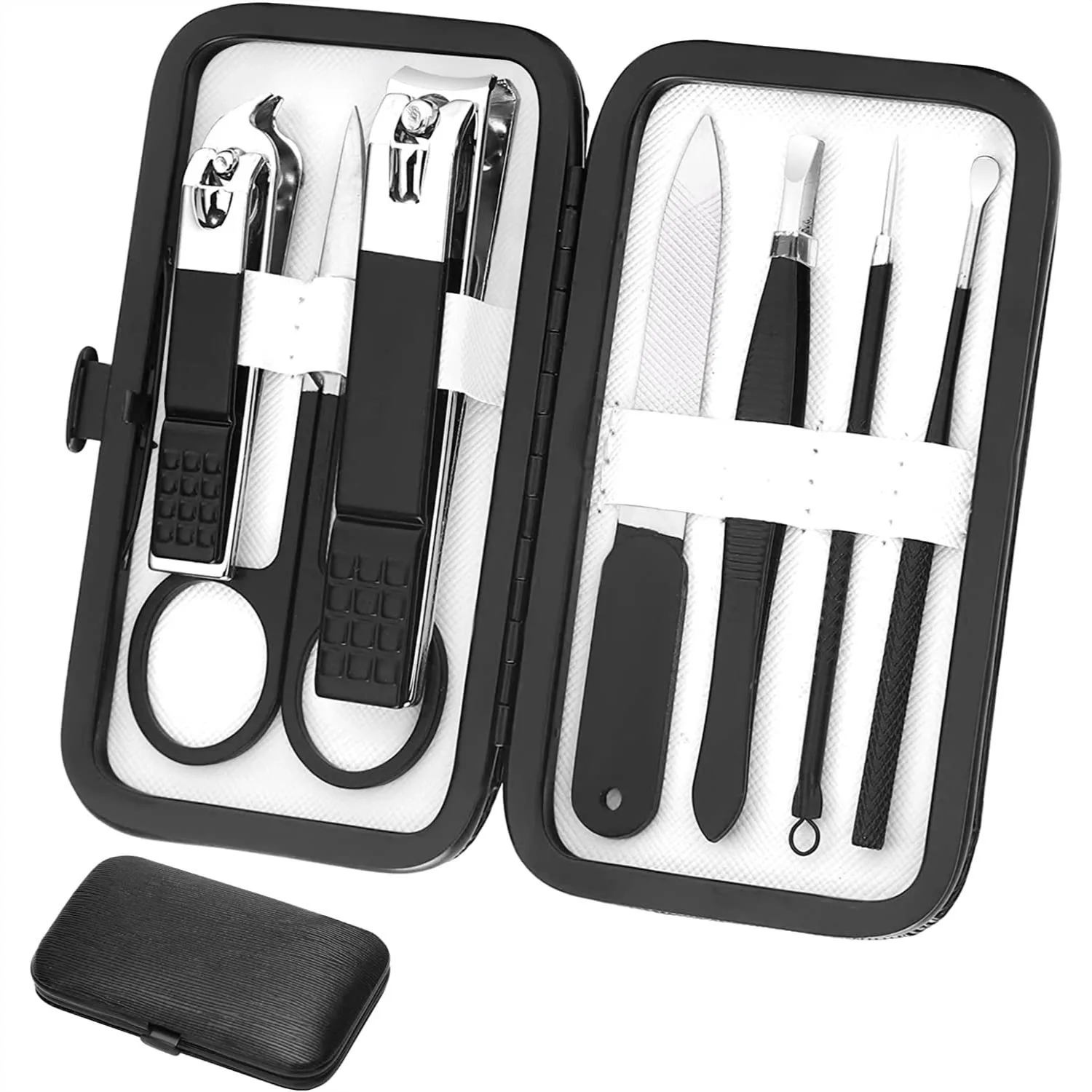 Nail Clippers Set Professional Manicure Pedicure Kit Stainless Steel Travel Grooming Kits for Men Women Gift
Nail Clippers Set Professional Manicure Pedicure Kit Stainless Steel Travel Grooming Kits for Men Women Gift