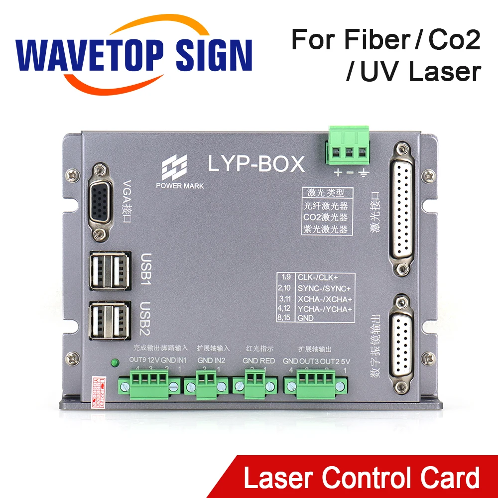 Карта управления волоконным/CO2/УФ-лазером WaveTopSign 12-24 В для машины маркировки волоконным лазером
Карта управления волоконным/CO2/УФ-лазером WaveTopSign 12-24 В для машины маркировки волоконным лазером