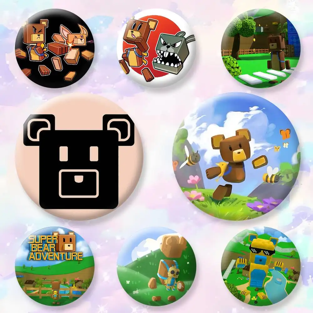 Game S-Super Bear A-Adventure Badges Creative Tinplate Button PinsBrooch Badge Clothes Backpack
Game S-Super Bear A-Adventure Badges Creative Tinplate Button PinsBrooch Badge Clothes Backpack