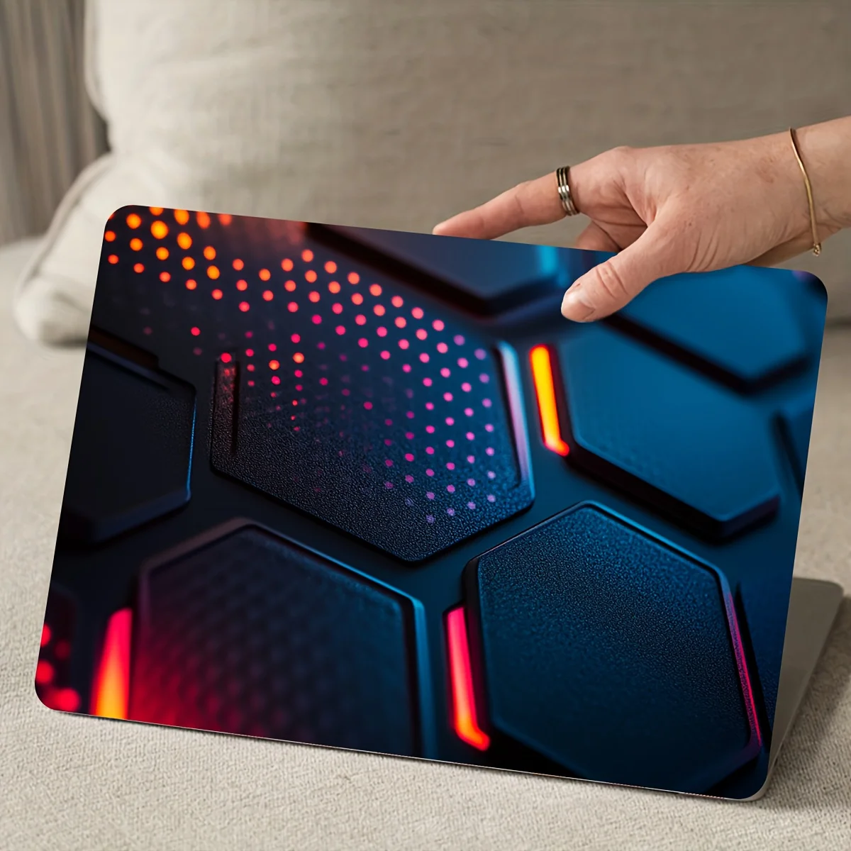 2-Pack Game Tech Pattern Laptop Art Sticker Case, Universal Online Book Light Beige Waterproof Scratch Resistant Sticker
2-Pack Game Tech Pattern Laptop Art Sticker Case, Universal Online Book Light Beige Waterproof Scratch Resistant Sticker