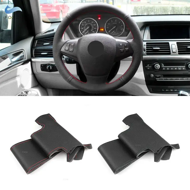 Для BMW X5 E70 2007 2008 2009 2010 2011, перфорированная кожа, прошитый вручную салон автомобиля, чехол на руль, защитная накладка
Для BMW X5 E70 2007 2008 2009 2010 2011, перфорированная кожа, прошитый вручную салон автомобиля, чехол на руль, защитная накладка
