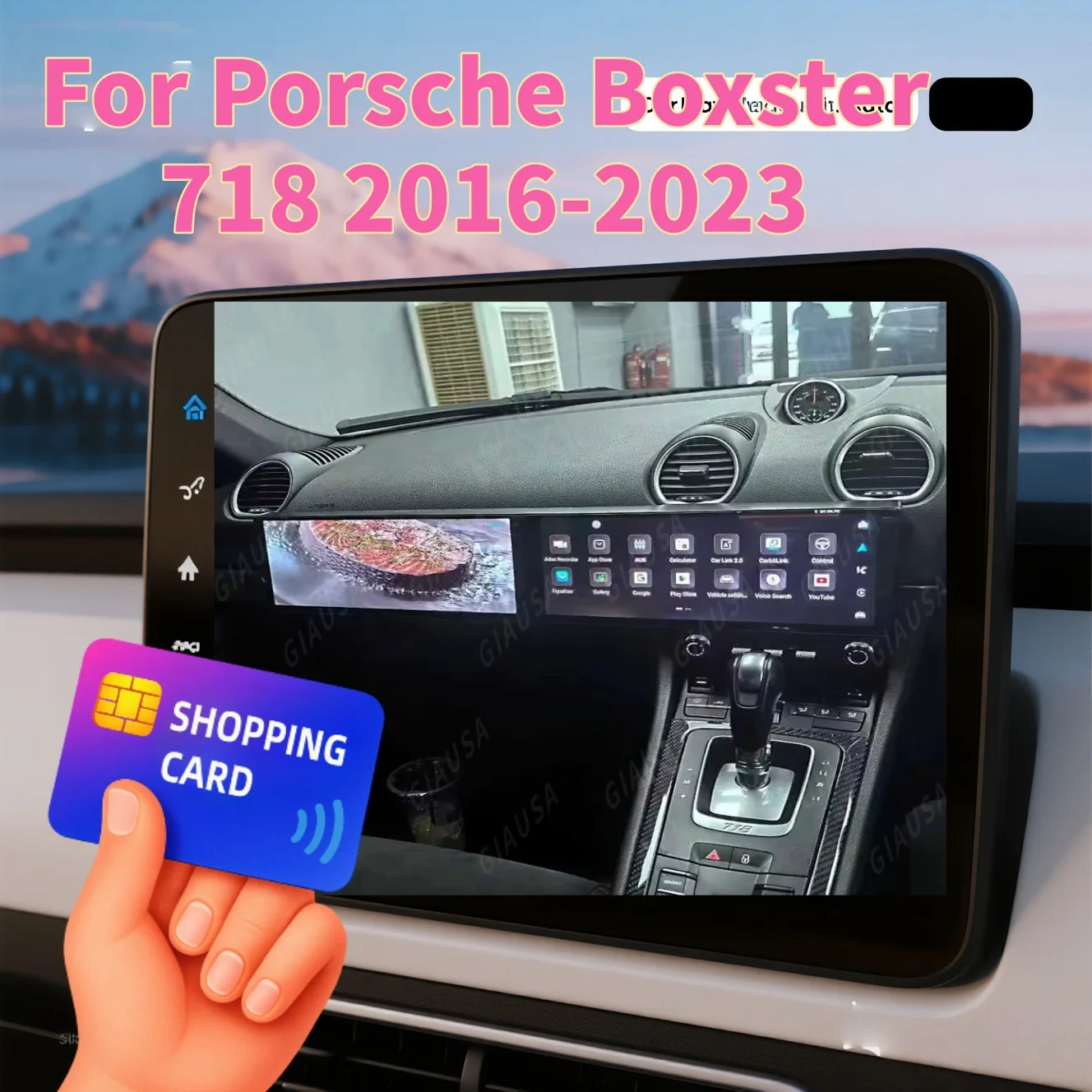 Автомобильный GPS Android 14.0 с двойным сенсорным экраном для Porsche 718/Boxster 2016-2023, головное устройство, мультимедийный плеер, навигация, автомобильное радио, стерео
Автомобильный GPS Android 14.0 с двойным сенсорным экраном для Porsche 718/Boxster 2016-2023, головное устройство, мультимедийный плеер, навигация, автомобильное радио, стерео