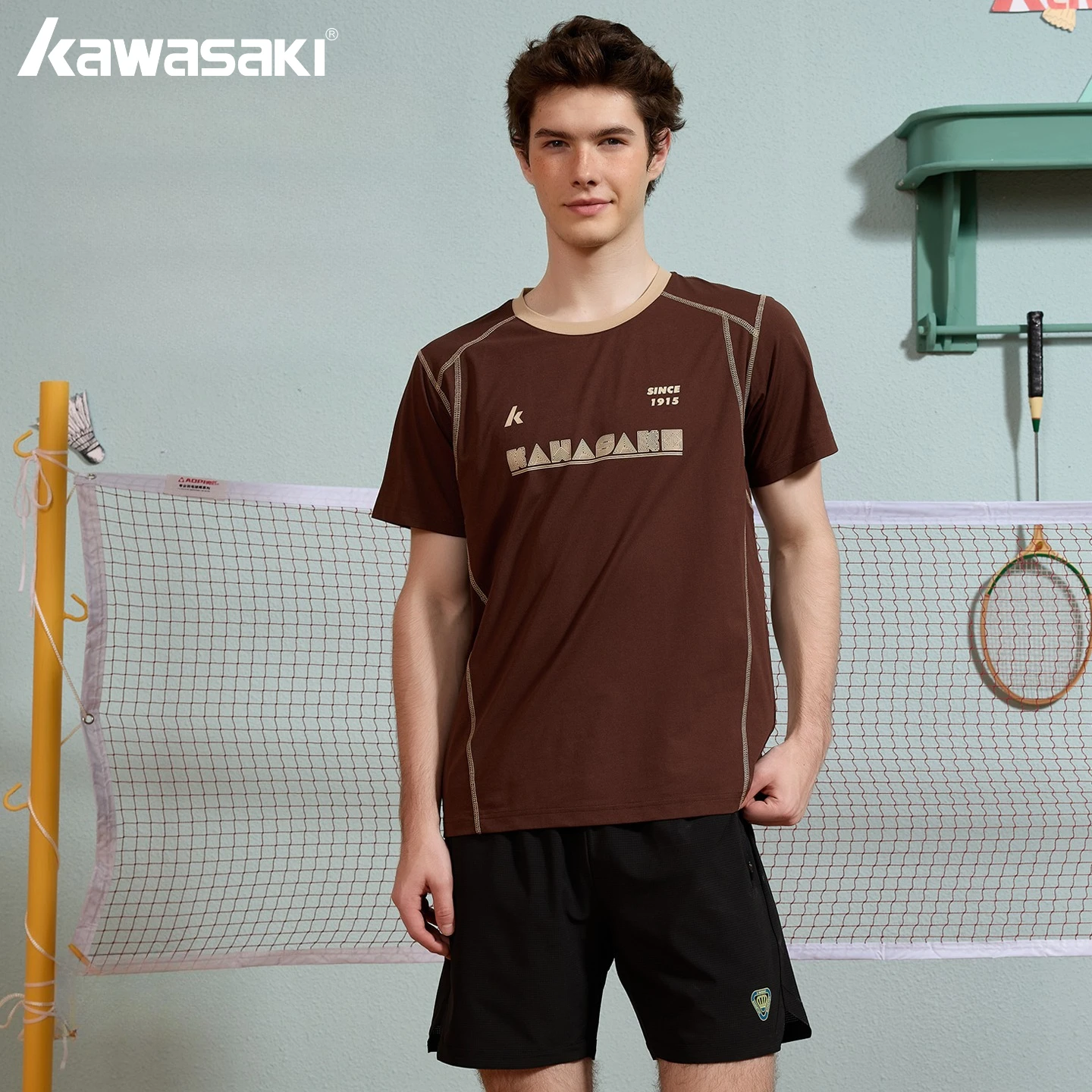 Мужские футболки Kawasaki Retro Badminton для лета, быстросохнущие, дышащие, повседневные, свободного кроя, для спортивных командных соревнований, с короткими рукавами
Мужские футболки Kawasaki Retro Badminton для лета, быстросохнущие, дышащие, повседневные, свободного кроя, для спортивных командных соревнований, с короткими рукавами