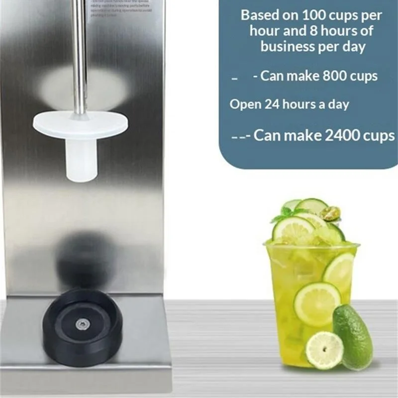 Automatic Adjustable Speed Time Pounded Lemon Machine Fresh Fruit Crushed Ice For Lemon Tea Milk Tea Shop
Automatic Adjustable Speed Time Pounded Lemon Machine Fresh Fruit Crushed Ice For Lemon Tea Milk Tea Shop