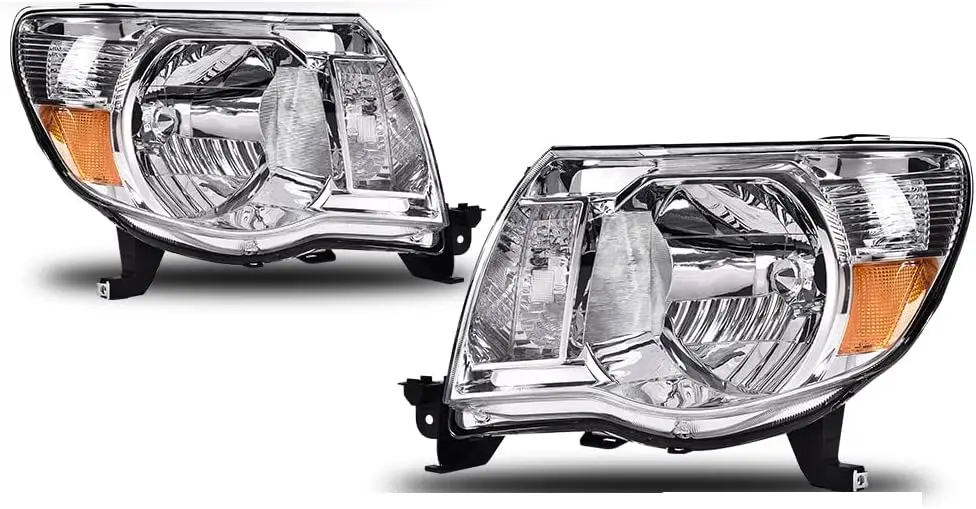Headlights Compatible with 2005-2011 Toyota Tacoma Driver & Passenger Side Clear Lens Chrome Housing 8115004163 8111004163 81150
Headlights Compatible with 2005-2011 Toyota Tacoma Driver & Passenger Side Clear Lens Chrome Housing 8115004163 8111004163 81150