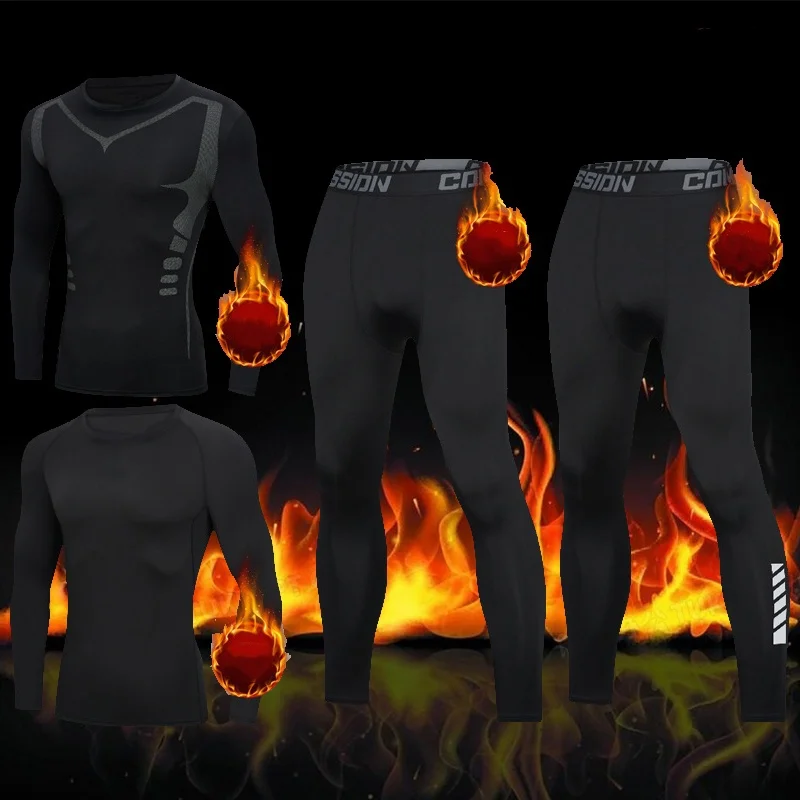 4-3-2-1 piece men's tight warm long-sleeved trousers suit for autumn and winter men's fitness pants shirt running yoga athletes
4-3-2-1 piece men's tight warm long-sleeved trousers suit for autumn and winter men's fitness pants shirt running yoga athletes
