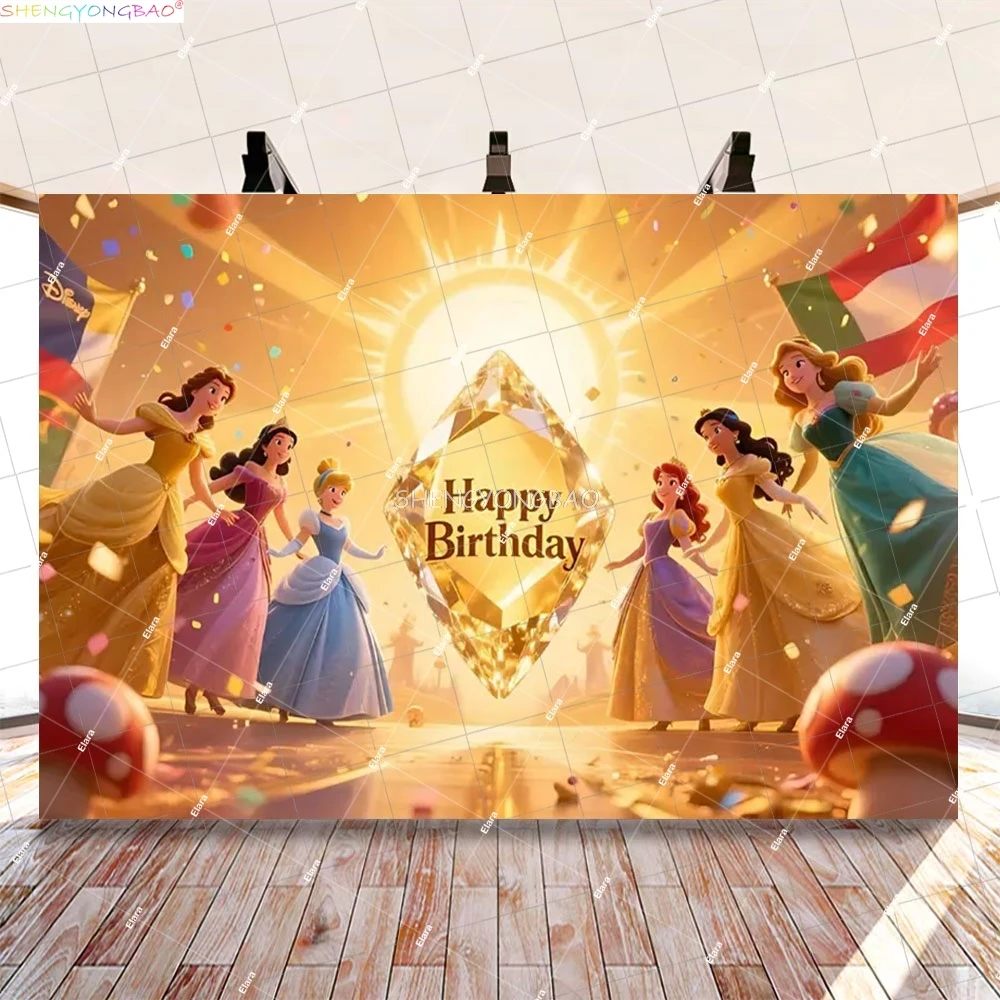 Disney Princess Background Girl Kids Baby Birthday Party Cinderella Belle Snow White Photo Studio Photography Backdrops FM-02
Disney Princess Background Girl Kids Baby Birthday Party Cinderella Belle Snow White Photo Studio Photography Backdrops FM-02
