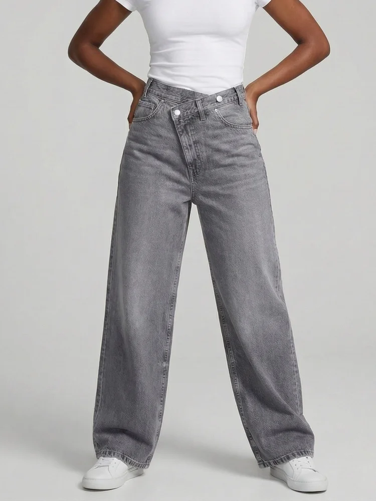 2026 Ropa Y2K New Fashion Double Button Vintage Grey Baggy Women's Jeans Pants For Woman Clothing Straight Casual Denim Trousers
2026 Ropa Y2K New Fashion Double Button Vintage Grey Baggy Women's Jeans Pants For Woman Clothing Straight Casual Denim Trousers