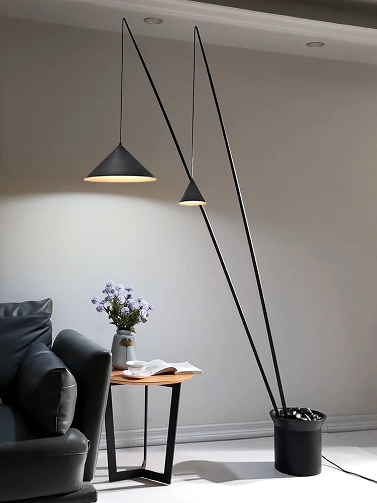 Nordic Floor Lamp Bedroom Living Room Black Standing Light Light Luxury Fishing Lamp Exhibition Hall Decoration Light LED Light
Nordic Floor Lamp Bedroom Living Room Black Standing Light Light Luxury Fishing Lamp Exhibition Hall Decoration Light LED Light