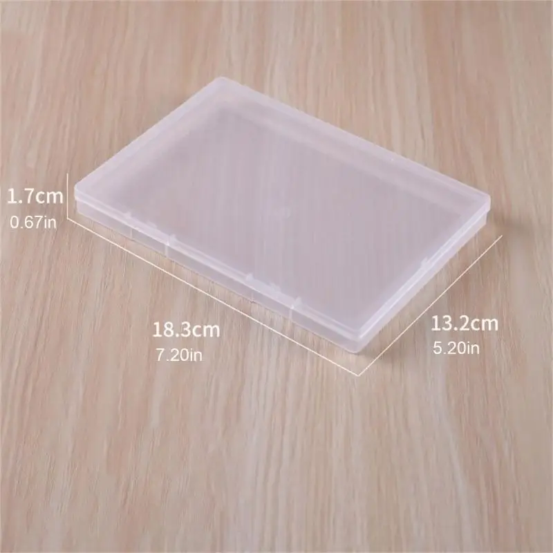 E8BD 5pcs/Pack Flat Plastic Storage Box Transparent Craft Supplies Organizers Case
E8BD 5pcs/Pack Flat Plastic Storage Box Transparent Craft Supplies Organizers Case