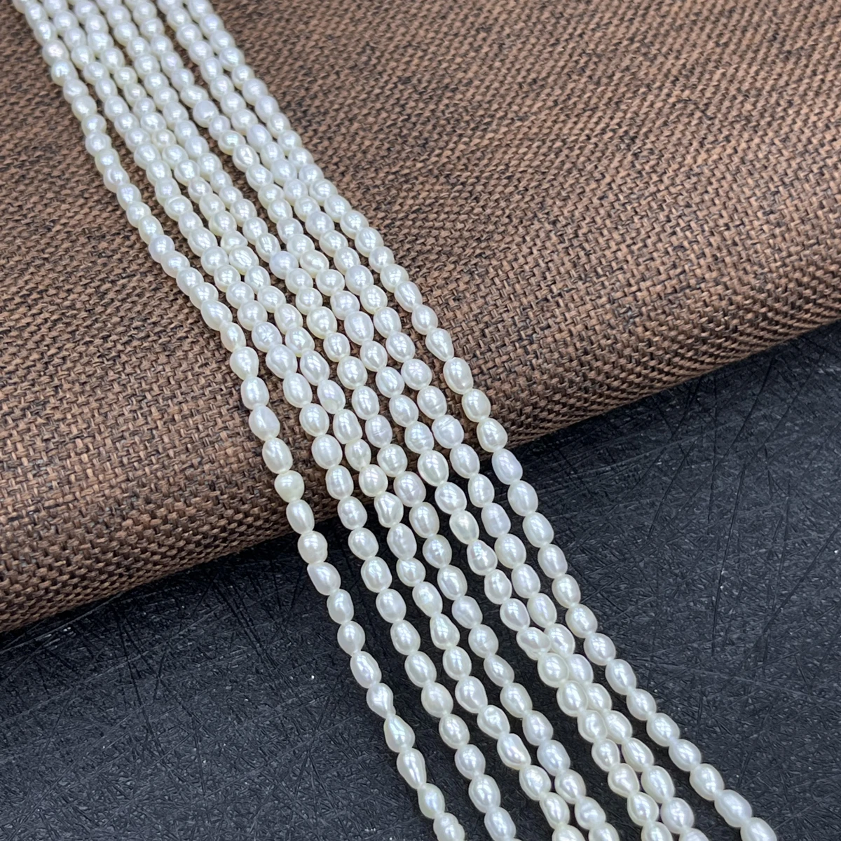Natural Freshwater Rice White Pearl Beads2-3mm Loose Jewelry Making DIY Supplies for Women Wedding Necklace Bracelet Accessories
Natural Freshwater Rice White Pearl Beads2-3mm Loose Jewelry Making DIY Supplies for Women Wedding Necklace Bracelet Accessories