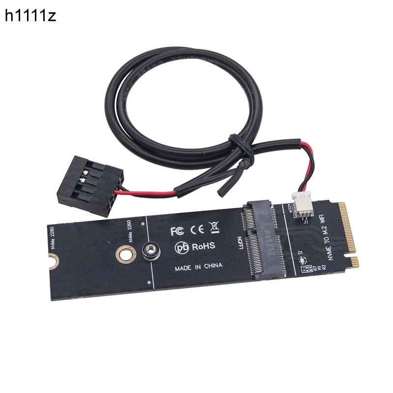NVME M Key to M.2 WiFi Key E Adapter Converter Expansion Card Riser for PCI-E Protocol M2 WiFi Key E/A+E Wireless Network Module
NVME M Key to M.2 WiFi Key E Adapter Converter Expansion Card Riser for PCI-E Protocol M2 WiFi Key E/A+E Wireless Network Module