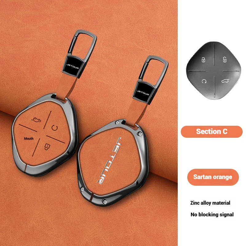 Zinc Alloy Leather Full Cover Car Key Case for 2022 2023 Jetour DASHING X-1 Plus DTC Car Remote Key Protection Shell Accessories
Zinc Alloy Leather Full Cover Car Key Case for 2022 2023 Jetour DASHING X-1 Plus DTC Car Remote Key Protection Shell Accessories