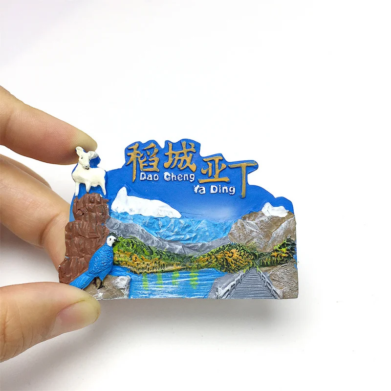 China Sichuan Daocheng Yading Tourist Souvenirs Cultural and Creative Magnetic Refrigerator Stickers 3D Magnetic Home Decoration
China Sichuan Daocheng Yading Tourist Souvenirs Cultural and Creative Magnetic Refrigerator Stickers 3D Magnetic Home Decoration