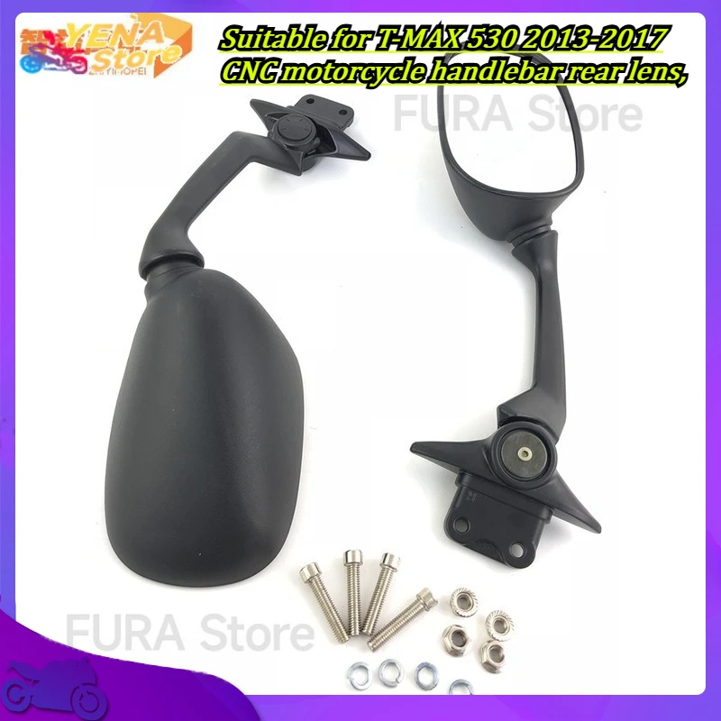 Подходит для T-MAX 530 2013-2017, задняя линза руля мотоцикла с ЧПУ, хвостовой конец руля в стиле ретро, зеркало заднего вида
Подходит для T-MAX 530 2013-2017, задняя линза руля мотоцикла с ЧПУ, хвостовой конец руля в стиле ретро, зеркало заднего вида