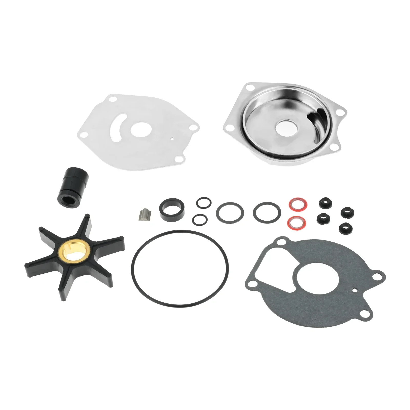 46-99157T2 Комплект крыльчатки водяного насоса подходит для 4-тактных подвесных двигателей Mercury Bigfoot Mercury Mariner от 9,9 до 25, замена 99157A2 85098A2 
46-99157T2 Комплект крыльчатки водяного насоса подходит для 4-тактных подвесных двигателей Mercury Bigfoot Mercury Mariner от 9,9 до 25, замена 99157A2 85098A2