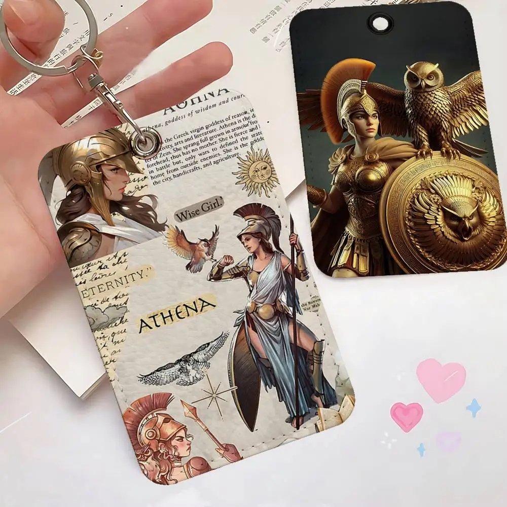 Greek Mythology Athena Classic Keychain Card Holders Keyring Bank Bus ID Credit Cards Key Ring Chains
Greek Mythology Athena Classic Keychain Card Holders Keyring Bank Bus ID Credit Cards Key Ring Chains