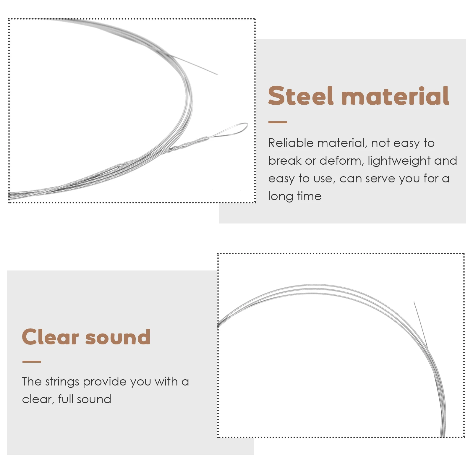 2pcs Yangqin Strings Steel Wound Dulcimer Instrument Parts Replacement Accessories for Enthusiasts Standard Tension Beautiful
2pcs Yangqin Strings Steel Wound Dulcimer Instrument Parts Replacement Accessories for Enthusiasts Standard Tension Beautiful