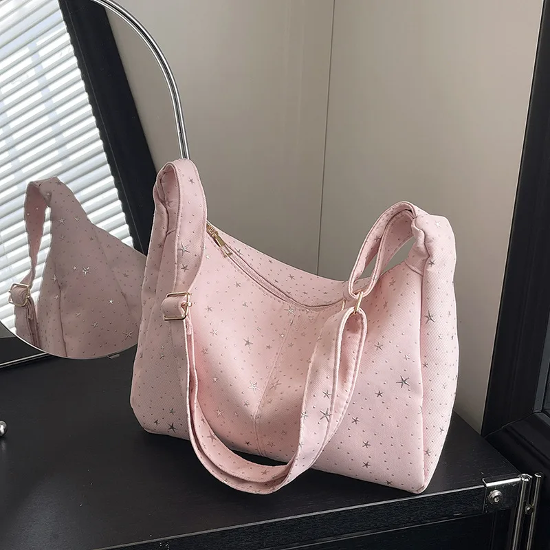 2026 New Large Capacity Canvas Tote Bag for School Girl Casual Sequins High-End Shoulder Crossbody Bag Simple Chic Handbag
2026 New Large Capacity Canvas Tote Bag for School Girl Casual Sequins High-End Shoulder Crossbody Bag Simple Chic Handbag