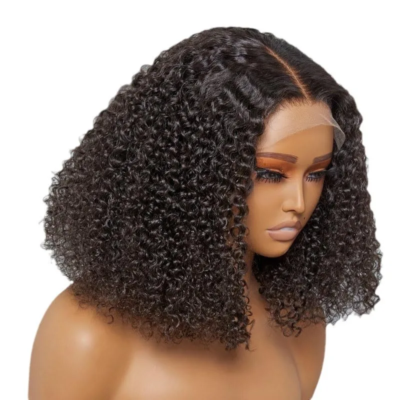 European and American Style Women's Lace Wig Black Middle Part Thin Tube Short Curly Hair Small Curls Synthetic High-Tempe
European and American Style Women's Lace Wig Black Middle Part Thin Tube Short Curly Hair Small Curls Synthetic High-Tempe