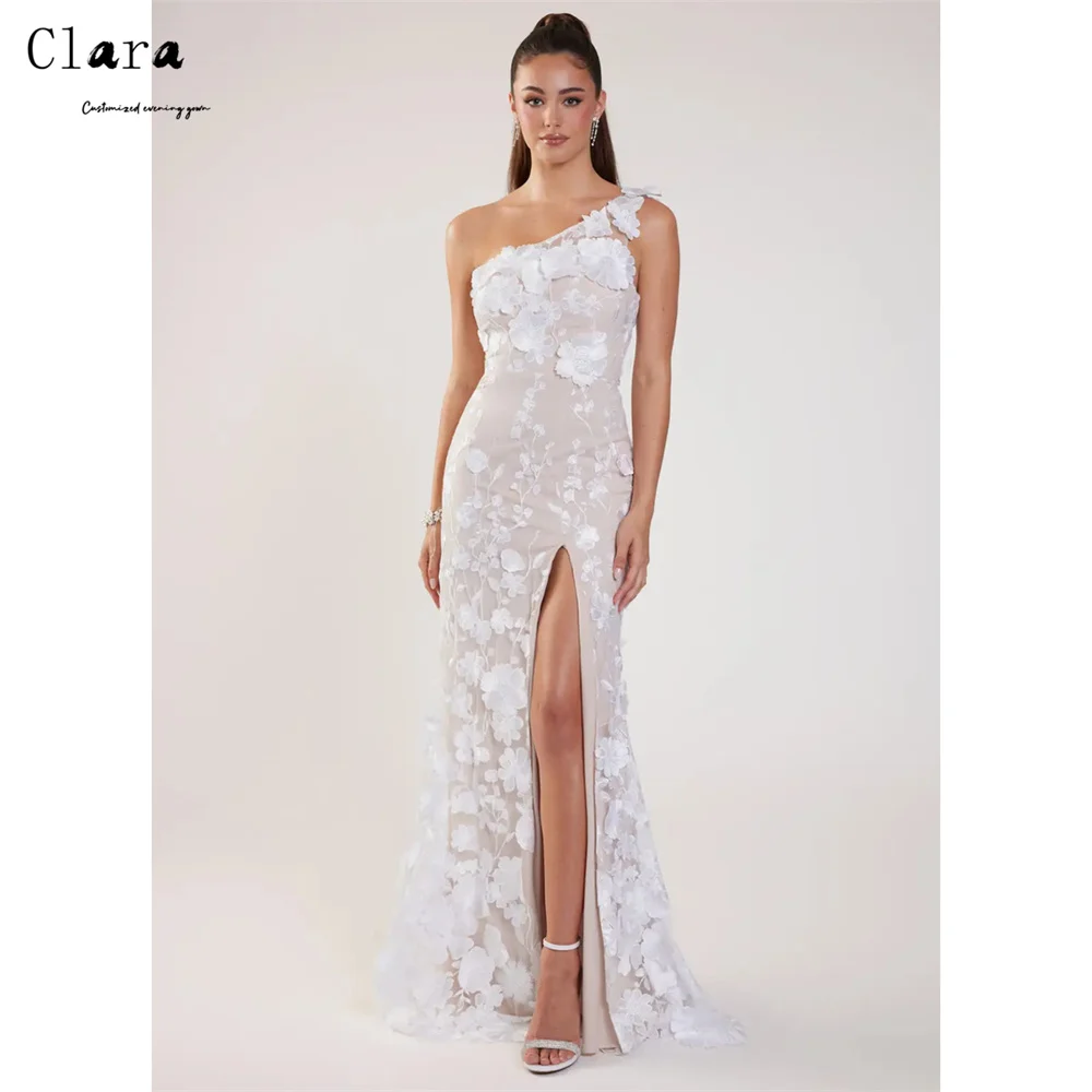 Clara Custom White Single Room Off the Shoulder Flowers Prom Dress 2026 Woman Elegant Evening Dresses for Woman Luxury Party New
Clara Custom White Single Room Off the Shoulder Flowers Prom Dress 2026 Woman Elegant Evening Dresses for Woman Luxury Party New