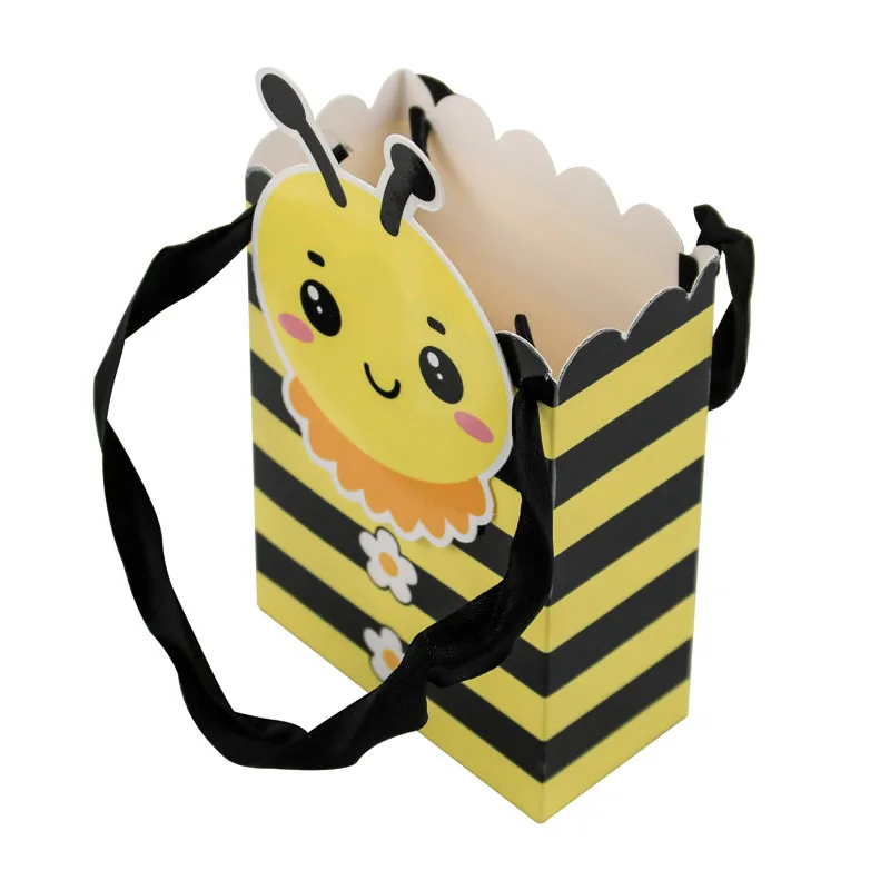 50Pcs Baby decoration gift bags of Honey Bee Gift bags with Handle for Candy bags and Baby shower Paper bags DIY box
50Pcs Baby decoration gift bags of Honey Bee Gift bags with Handle for Candy bags and Baby shower Paper bags DIY box