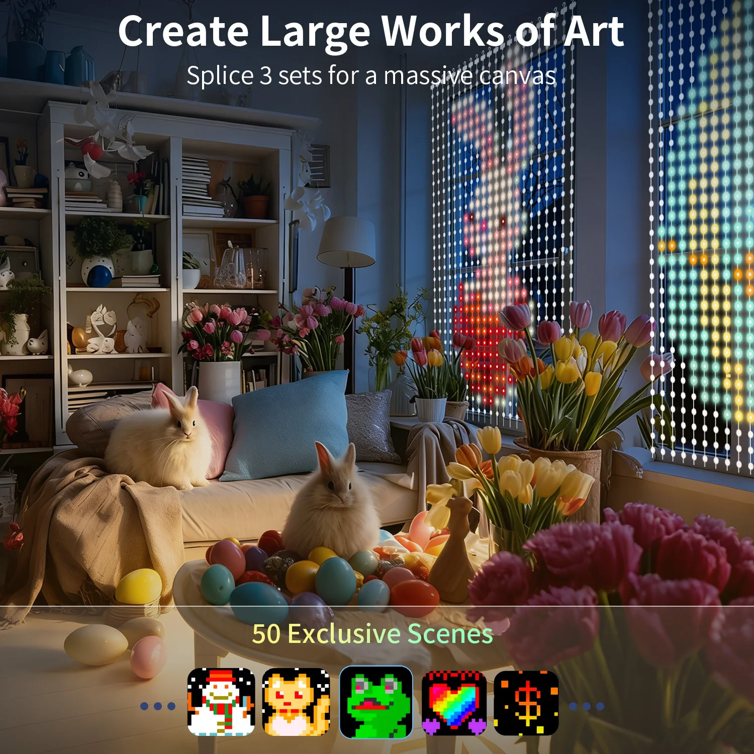 Красочные умные светильники для штор, 400 светодиодов, RGB-гирлянда, синхронизация с музыкой, уникальный подарок, декор для улицы и дома.
Красочные умные светильники для штор, 400 светодиодов, RGB-гирлянда, синхронизация с музыкой, уникальный подарок, декор для улицы и дома.