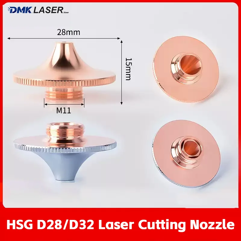 HSG Laser Cutting Nozzle D28H15M11 D32H15M14 High Speed High Power Fiber Laser Cut Nozzles For HSG HANS WSX Raytools Machine
HSG Laser Cutting Nozzle D28H15M11 D32H15M14 High Speed High Power Fiber Laser Cut Nozzles For HSG HANS WSX Raytools Machine