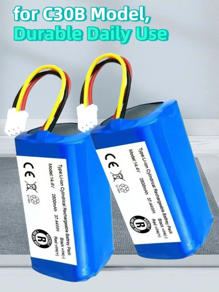 For Lirctroux C30B Robot Vacuum Cleaner Battery – 14.4V 2800mAh High-Quality Lithium Cell Energy Accessory for Home Cleaning
For Lirctroux C30B Robot Vacuum Cleaner Battery – 14.4V 2800mAh High-Quality Lithium Cell Energy Accessory for Home Cleaning