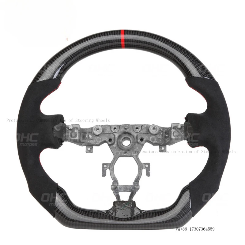 Suitable for Nissan 370Z carbon fiber suede steering wheel modification car steering wheel
Suitable for Nissan 370Z carbon fiber suede steering wheel modification car steering wheel