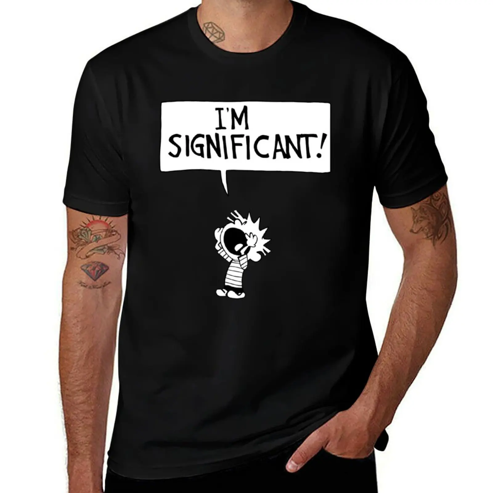 calvin and hobbes - i'm significant! T-Shirt t shirts for man graphic tees man t shirts cotton T-Shirt
calvin and hobbes - i'm significant! T-Shirt t shirts for man graphic tees man t shirts cotton T-Shirt