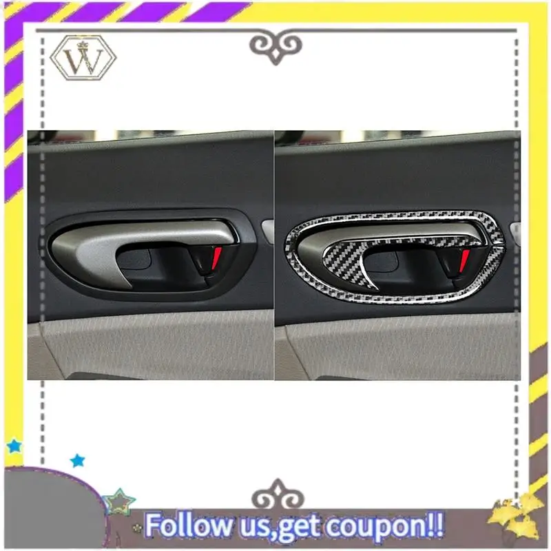 ABXV-углеродное волокно, внутренняя дверная ручка, накладка для Honda Civic 2006-2011, сменные аксессуары, 8 шт.
ABXV-углеродное волокно, внутренняя дверная ручка, накладка для Honda Civic 2006-2011, сменные аксессуары, 8 шт.