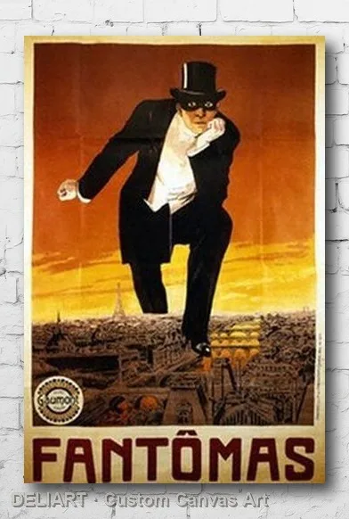 PHANTOM OF THE OPERA - VINTAGE Canvas Poster FANTOMAS PARIS Custom Size Available Room Decoration Home Decor Wall Art
PHANTOM OF THE OPERA - VINTAGE Canvas Poster FANTOMAS PARIS Custom Size Available Room Decoration Home Decor Wall Art