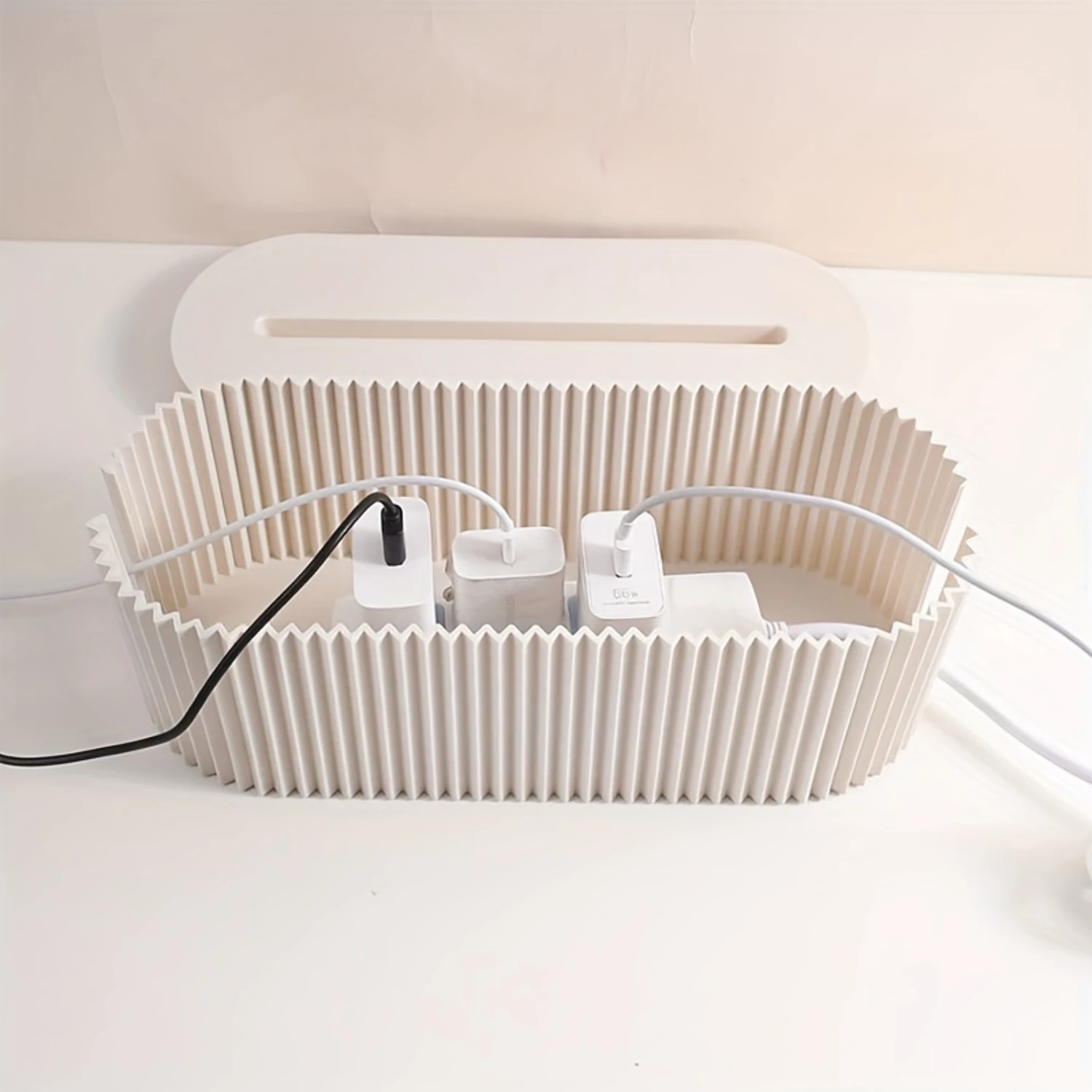 Large Capacity Cable Management Box With Lid - Modern Plastic Desktop Organizer For Socket And Cord
Large Capacity Cable Management Box With Lid - Modern Plastic Desktop Organizer For Socket And Cord