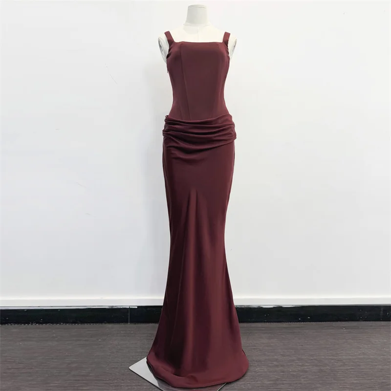 women's dress 2026 summer new suspender sleeveless long dress fishbone lace up slim fit hip hugging dress Backless party dress
women's dress 2026 summer new suspender sleeveless long dress fishbone lace up slim fit hip hugging dress Backless party dress