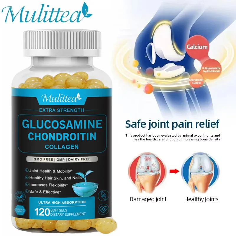 Mulittea Glucosamine Chondroitin for help Joint & Knee Pain help Discomfort of Bones and Improves Joint Mobility Immune support
Mulittea Glucosamine Chondroitin for help Joint & Knee Pain help Discomfort of Bones and Improves Joint Mobility Immune support