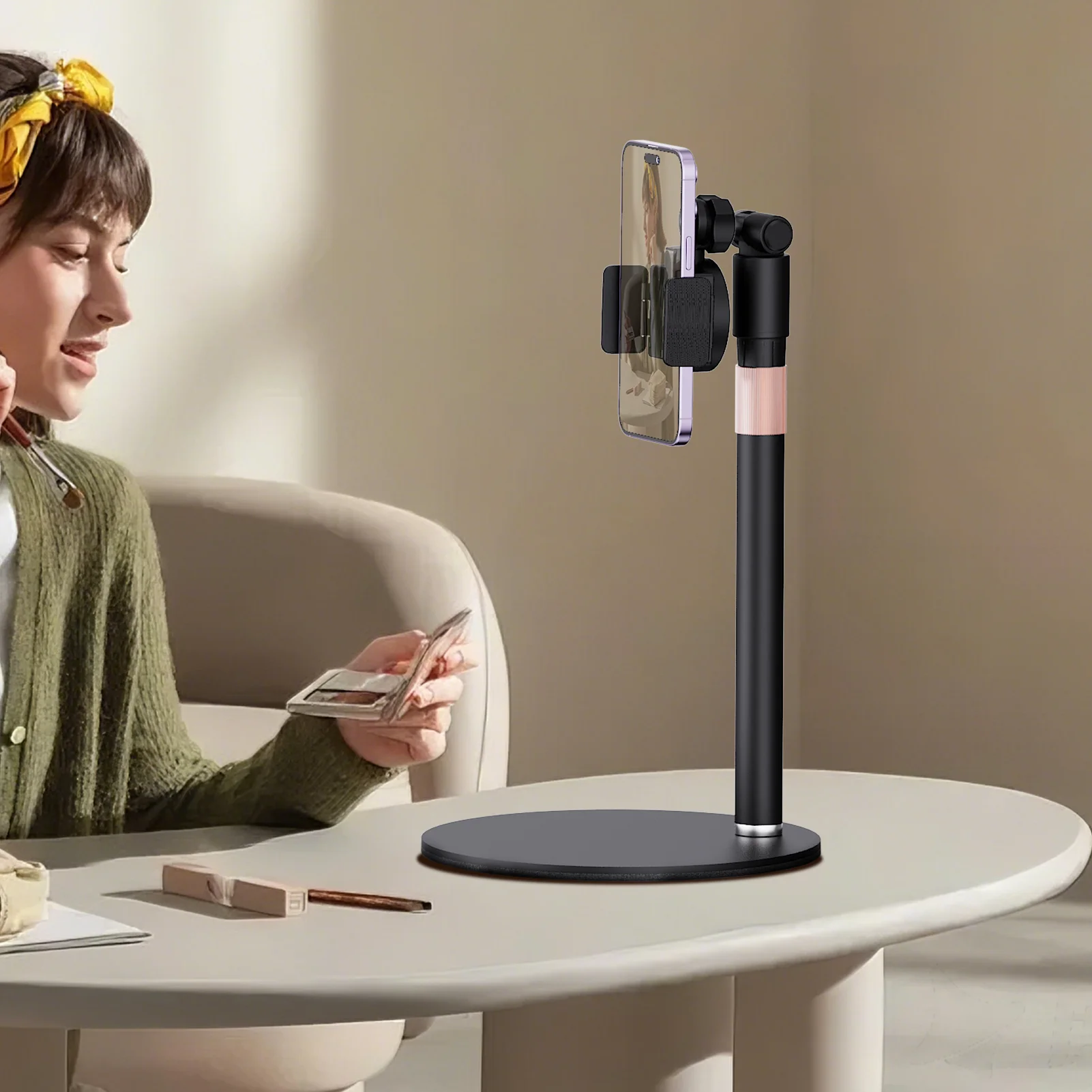 Desktop and Bedside Magnetic Phone Tablet Mount with Clip Dual Use Stand for Home Office Video Calls Compatible with Most Phones
Desktop and Bedside Magnetic Phone Tablet Mount with Clip Dual Use Stand for Home Office Video Calls Compatible with Most Phones
