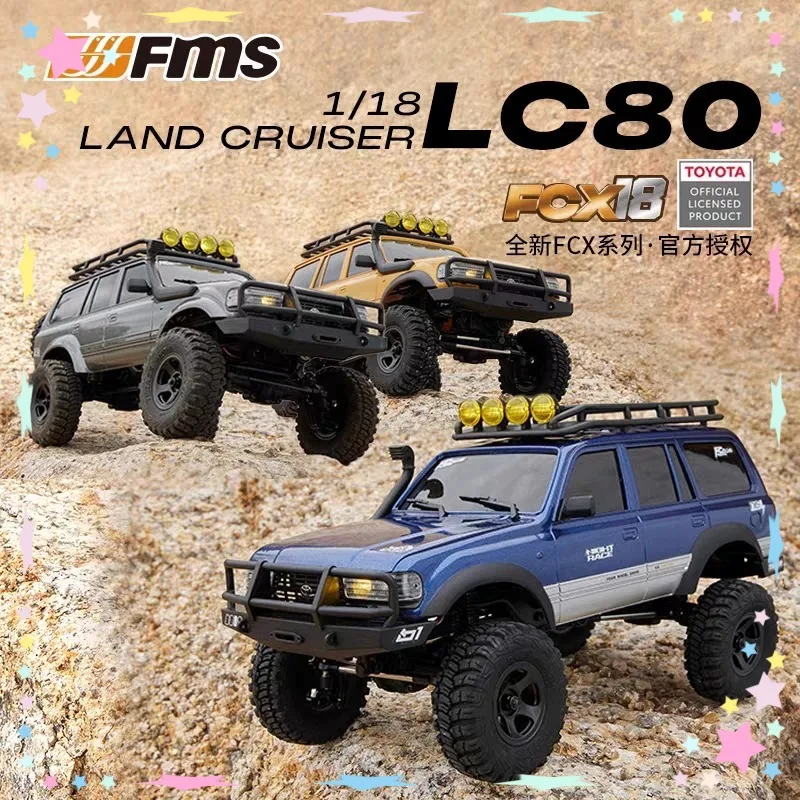 Радиоуправляемая модель внедорожника Toyota Land Cruiser LC80 1/18, электрический краулер, имитация внедорожной техники, серия FCX18, официальный лицензионный продукт
Радиоуправляемая модель внедорожника Toyota Land Cruiser LC80 1/18, электрический краулер, имитация внедорожной техники, серия FCX18, официальный лицензионный продукт