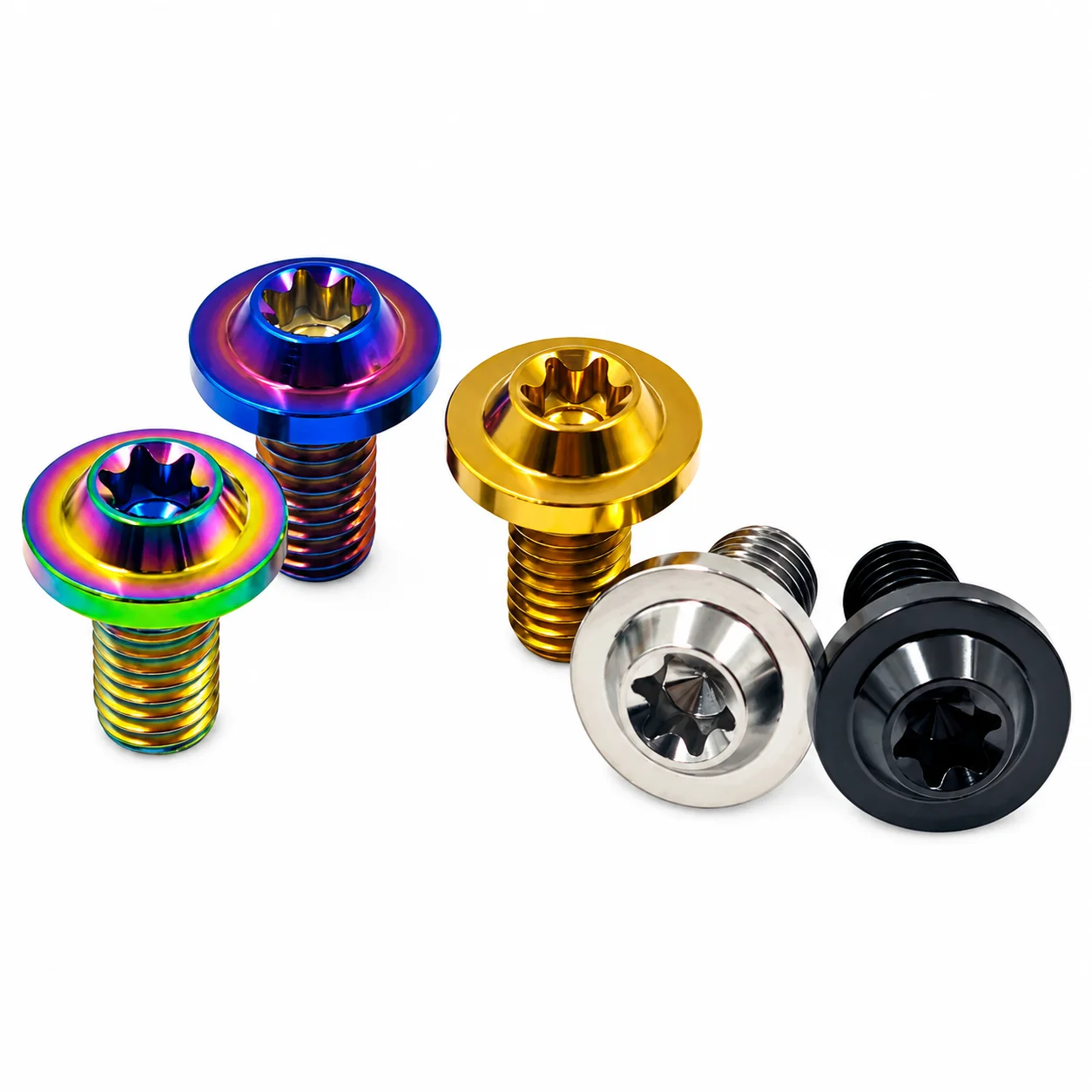Titanium Torx Flange Bolts M4 M6 M8 TC4 Motorcycle Fairing Screws Burn Blue Colorful CNC Titanium Bolt
Titanium Torx Flange Bolts M4 M6 M8 TC4 Motorcycle Fairing Screws Burn Blue Colorful CNC Titanium Bolt
