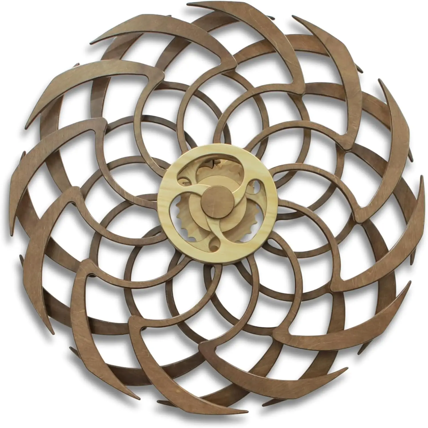Handmade Kinetic Wall Art Dejavu Ten Hours Run Time No Power Required Brown
Handmade Kinetic Wall Art Dejavu Ten Hours Run Time No Power Required Brown