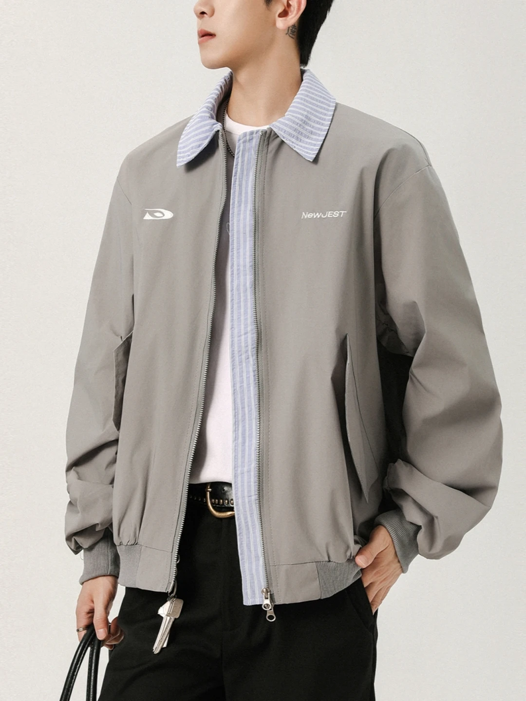 Retro Japanese Sle Patchwork Baseball Jaet Casual College Sle Men's Jaet Outerwear Spring Autumn Flip Collar
Retro Japanese Sle Patchwork Baseball Jaet Casual College Sle Men's Jaet Outerwear Spring Autumn Flip Collar