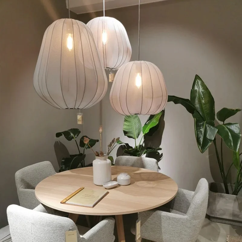 Modern Minimalist E27 Led Pendant Lights Bar Hanging Lamp Wabi Sabi Nordic Fabric Chandelier Lamp Fixtures Dining Room Droplight
Modern Minimalist E27 Led Pendant Lights Bar Hanging Lamp Wabi Sabi Nordic Fabric Chandelier Lamp Fixtures Dining Room Droplight